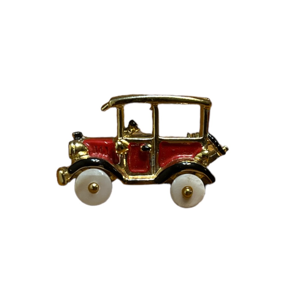 3D Antique Car Brooch